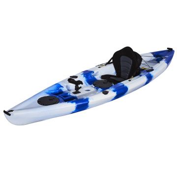 2021 China OEM wholesale no Inflatable foldable cheap ocean plastic canoe for sale single kayak